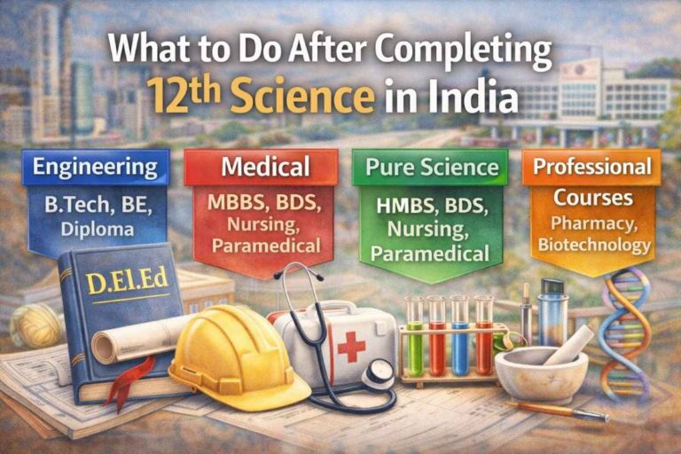 Career paths after 12th Science in India