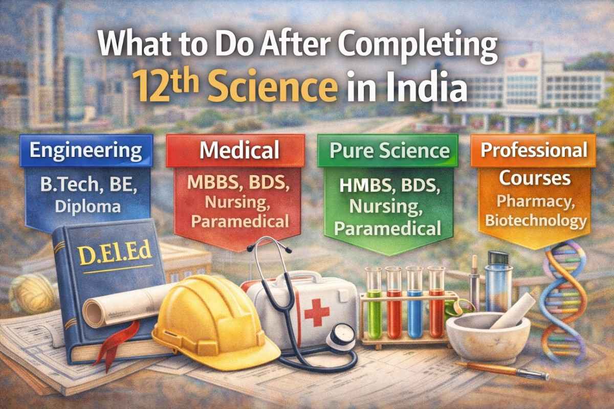 Career paths after 12th Science in India
